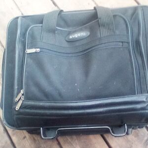 Bugatti Black Travel Luggage Bag